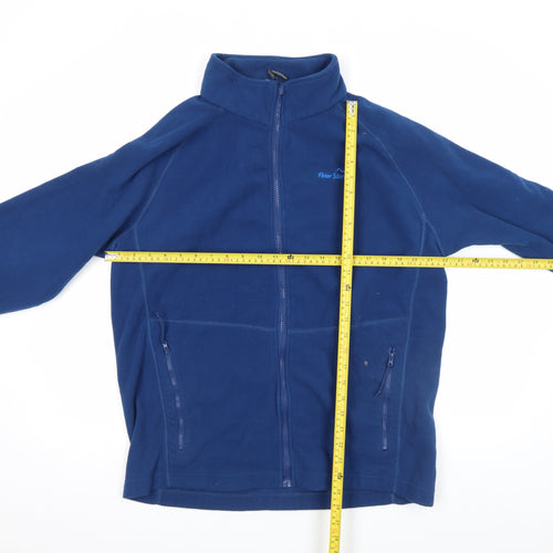 Peter Storm Men's Blue Full Zip Fleece Jacket Size L Outdoor Sweatshirt
