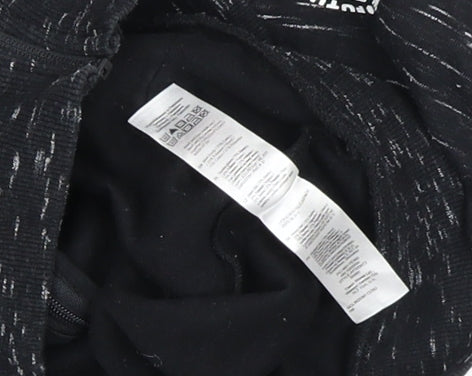 F&F Boys Black Full Zip Hoodie 12-13 Years Gamer Print Cotton Blend