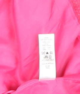 George Women’s Pink Wool Blend Pea Coat Size 12 Double-Breasted