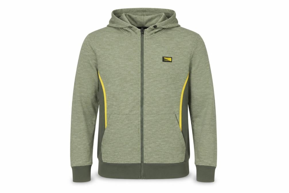 Jack & Jones Mens Green L Track Jacket Hooded Full Zip Activewear