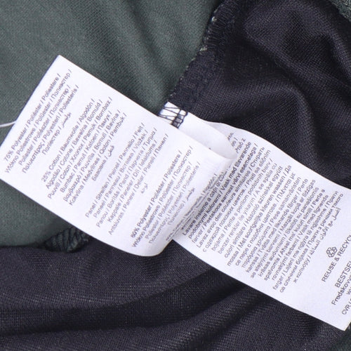 Jack & Jones Mens Green L Track Jacket Hooded Full Zip Activewear