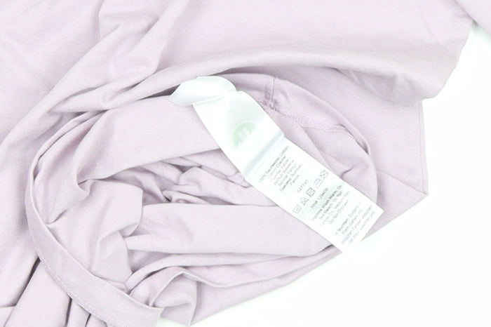 bonprix Women's Purple Long Sleeve Cotton T-Shirt Size 22