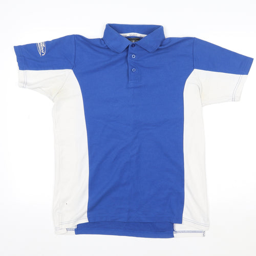 Mazon Hockey Men's Blue White Polo Shirt Size M Sports Top
