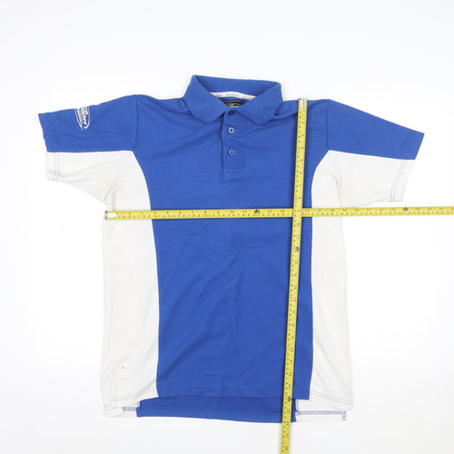 Mazon Hockey Men's Blue White Polo Shirt Size M Sports Top