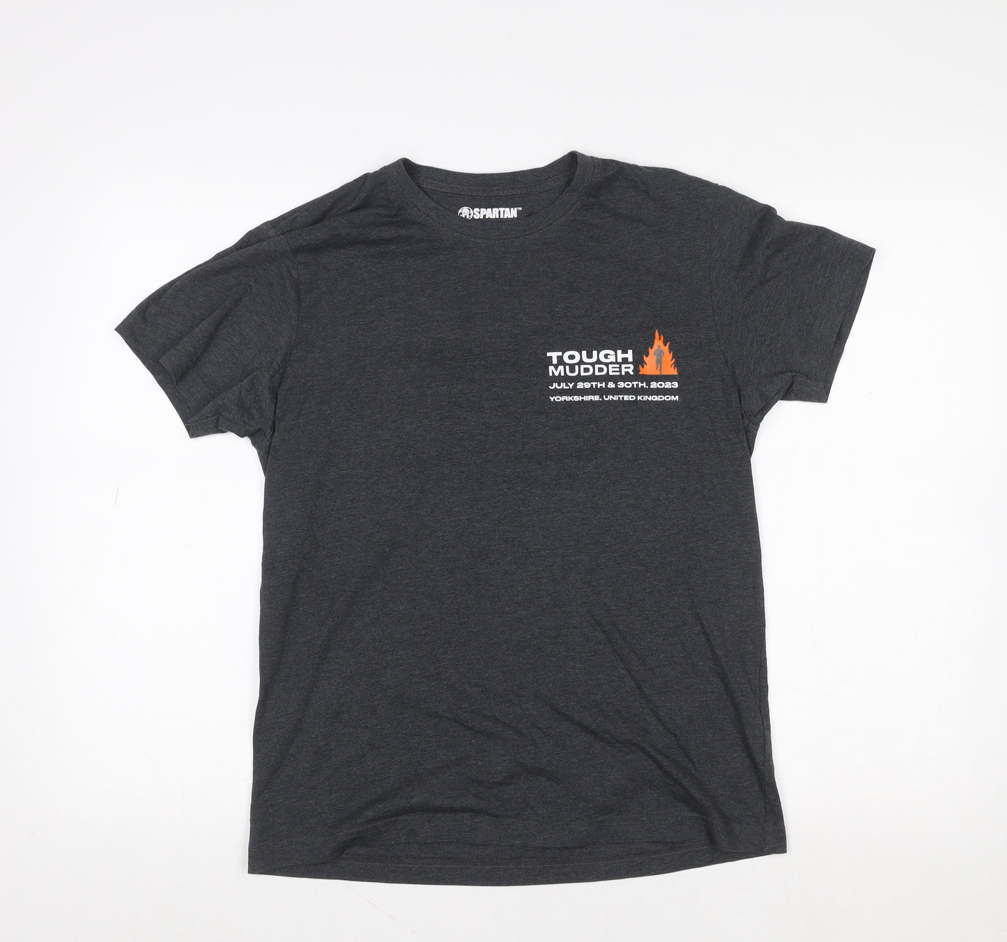 Spartan Women's Grey Tough Mudder T-Shirt Size S Casual Sportswear