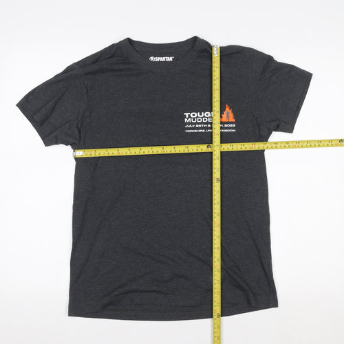 Spartan Women's Grey Tough Mudder T-Shirt Size S Casual Sportswear