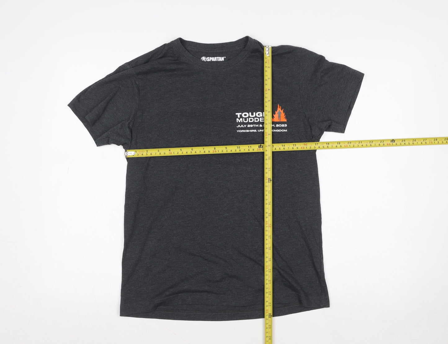 Spartan Women's Grey Tough Mudder T-Shirt Size S Casual Sportswear