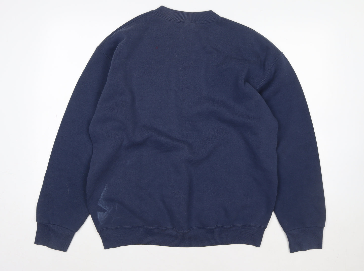 Fruit of the Loom Women Navy Blue NYC Graphic Pullover Sweatshirt L