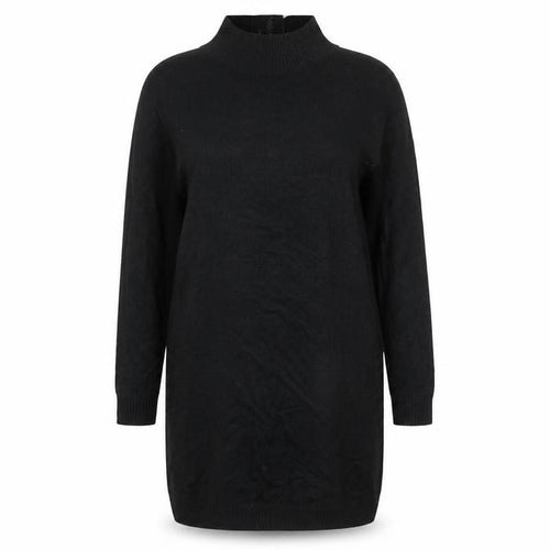 Collusion Women's Black High Neck Long Sleeve Jumper Dress Size 8