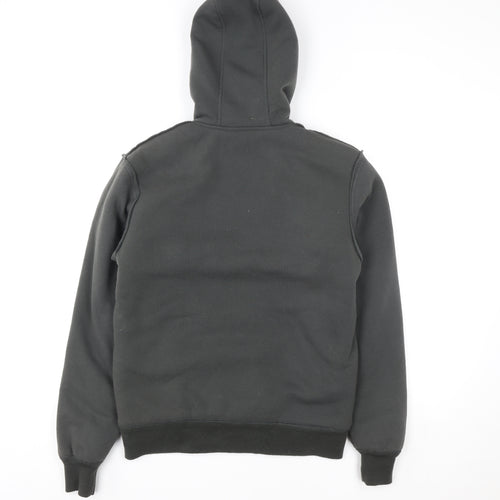 Cedarwood State Men’s Black Hooded Lined Jacket Size S Casual Zip-Up