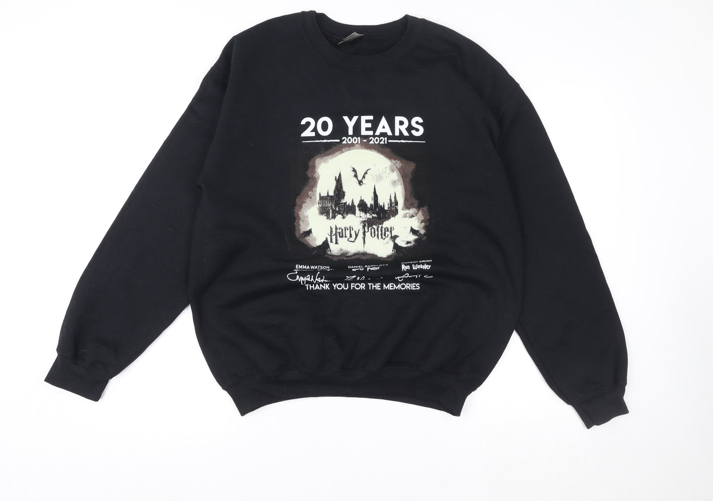 Gildan Women’s Black Medium Harry Potter 20 Years Pullover Sweatshirt