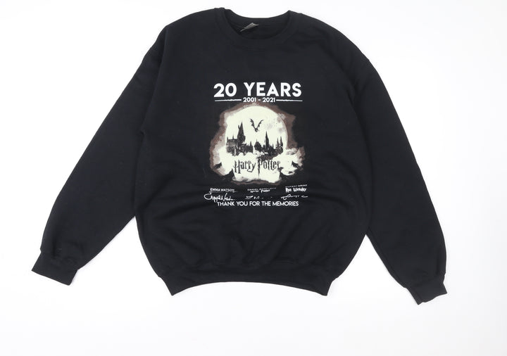 Gildan Women’s Black Medium Harry Potter 20 Years Pullover Sweatshirt