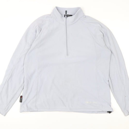 Sprayway Women’s Grey Fleece Half Zip Outdoor Jacket UK 16