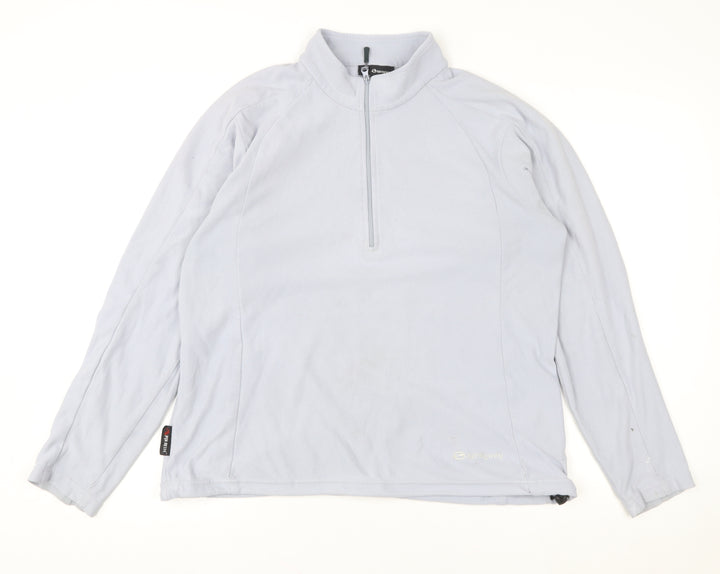 Sprayway Women’s Grey Fleece Half Zip Outdoor Jacket UK 16