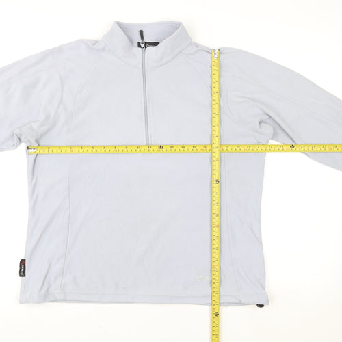 Sprayway Women’s Grey Fleece Half Zip Outdoor Jacket UK 16