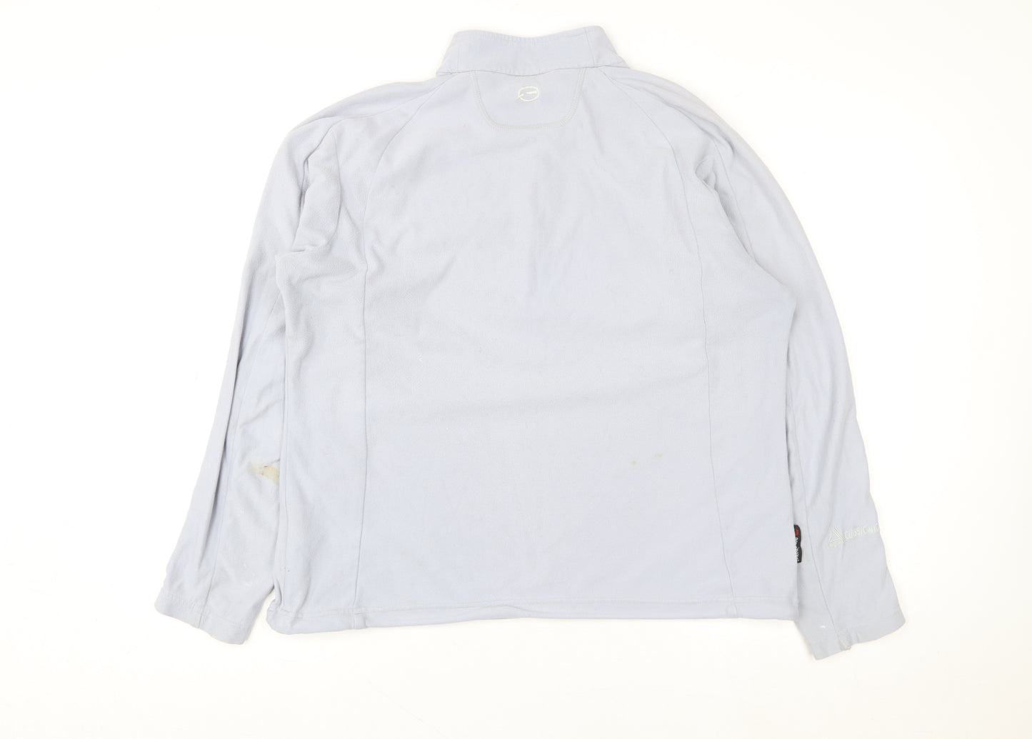 Sprayway Women’s Grey Fleece Half Zip Outdoor Jacket UK 16