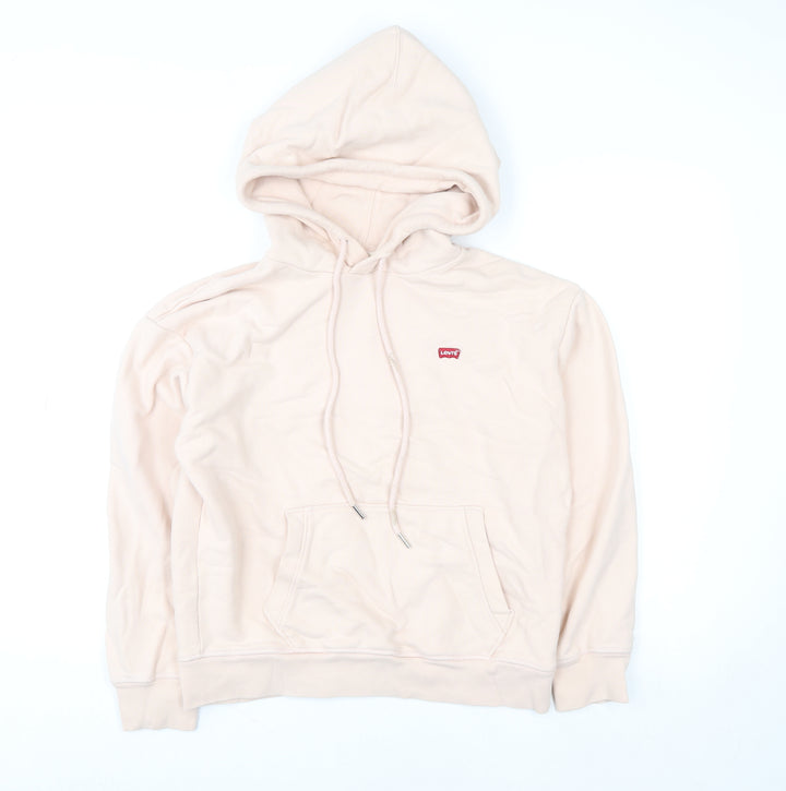 Levi's Women's Beige XS Pullover Hoodie 100% Cotton Casual