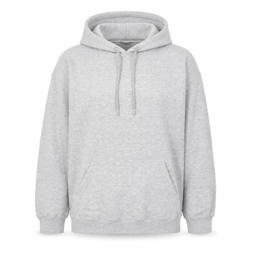 Pull&Bear Women Grey Hoodie Small Cotton Blend Pullover Casual