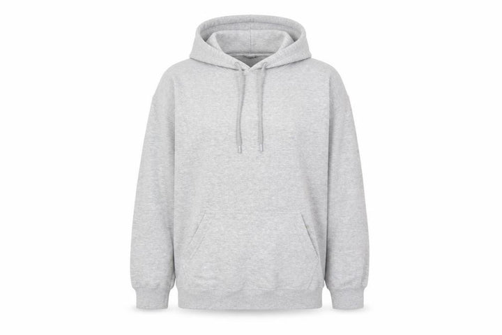 Pull&Bear Women Grey Hoodie Small Cotton Blend Pullover Casual
