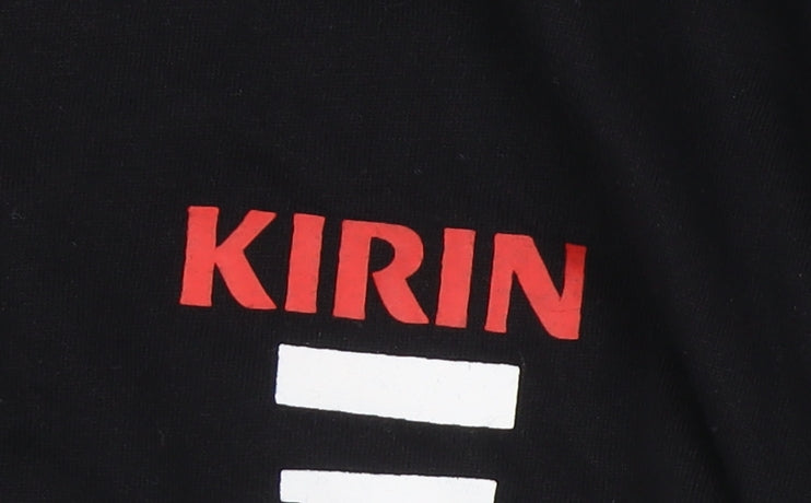 Kirin Ichiban Men's Black Crew Neck Short Sleeve Graphic T-Shirt Size L