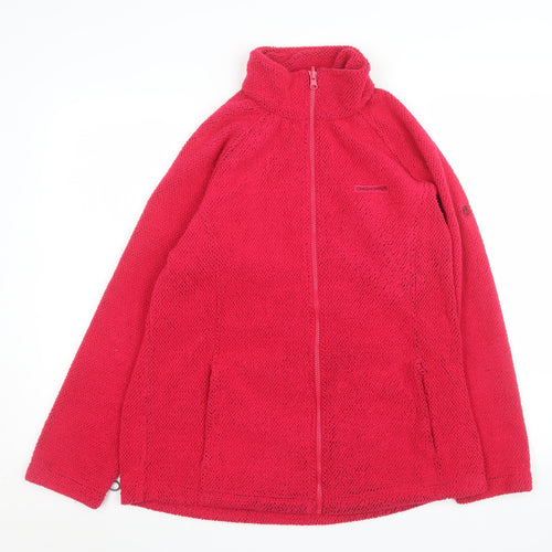 Craghoppers Women’s Pink Fleece Full Zip Jacket UK 14