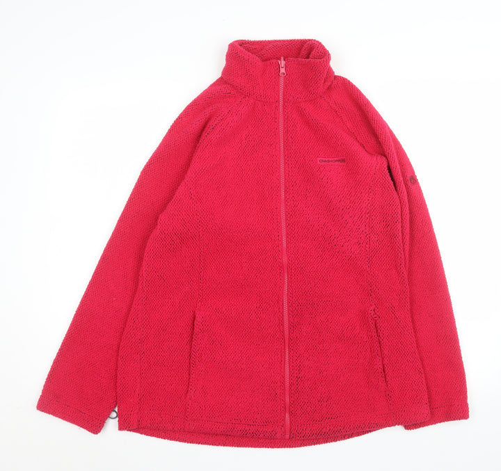 Craghoppers Women’s Pink Fleece Full Zip Jacket UK 14