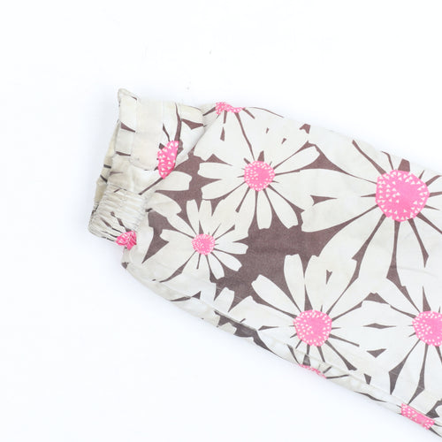 Trespass Girls Multicoloured Floral Hooded Waterproof Puffer Jacket 2-3 Years