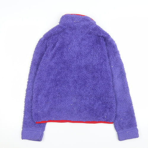 Regatta Girls Purple Fleece Jacket 11-12 Years Full Zip Outdoor Warm Layer