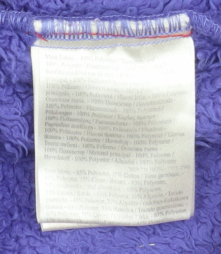 Regatta Girls Purple Fleece Jacket 11-12 Years Full Zip Outdoor Warm Layer