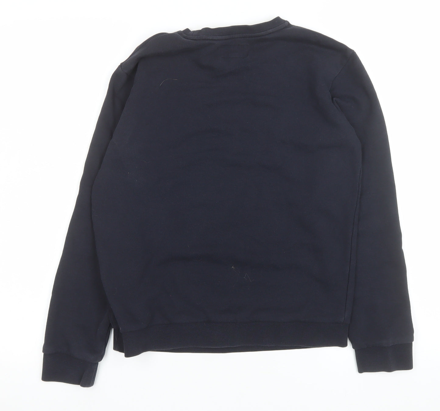 Emporio Armani Boys Black Logo Crew Neck Sweatshirt 14 Years