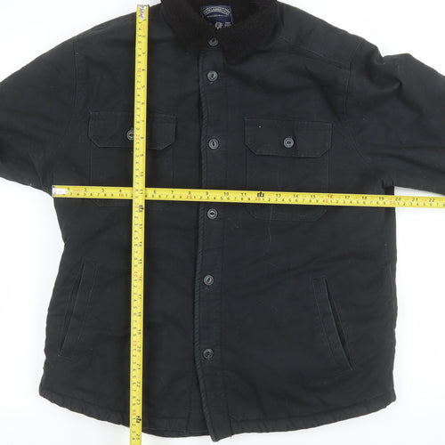 Tokyo Laundry Men's Black Cotton Lined Insulated Jacket Size M