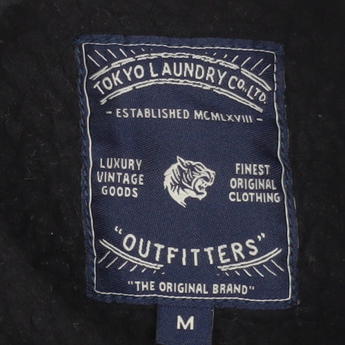 Tokyo Laundry Men's Black Cotton Lined Insulated Jacket Size M