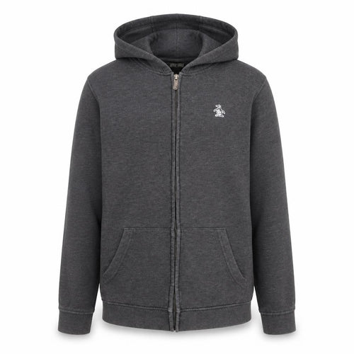 Penguin by Munsingwear Boys Grey Hooded Full Zip Jacket 14-15 Years