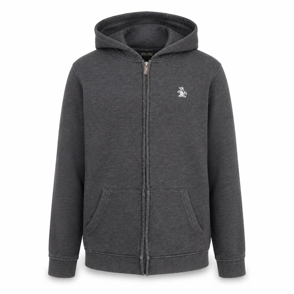 Penguin by Munsingwear Boys Grey Hooded Full Zip Jacket 14-15 Years