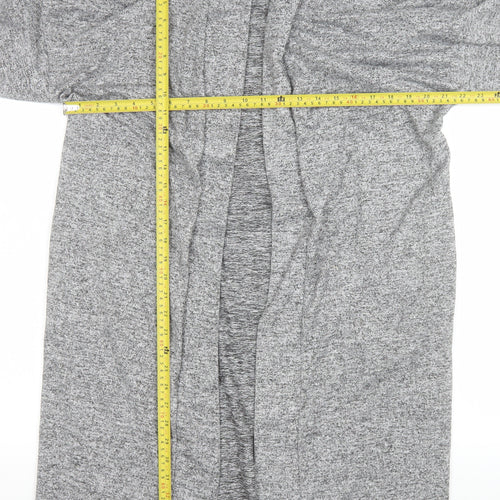 John Lewis Women Grey Long Knit Coatigan Size M