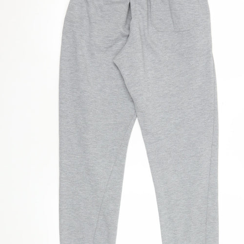 Nicce Men’s Grey Jogger Sweatpants S Regular Fit Fleece Activewear Trousers