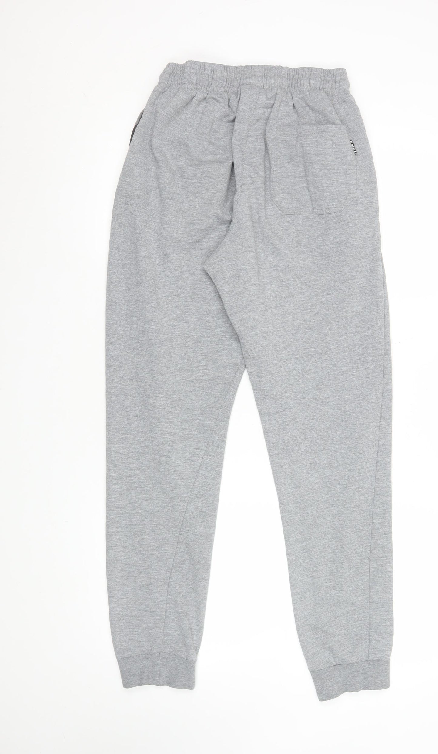 Nicce Men’s Grey Jogger Sweatpants S Regular Fit Fleece Activewear Trousers