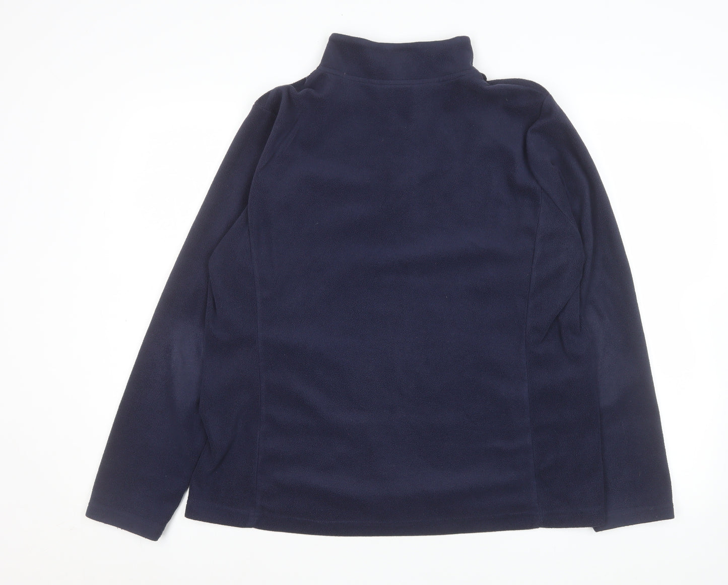 St. Bernard Women’s Navy Fleece Full Zip Jacket Size 16