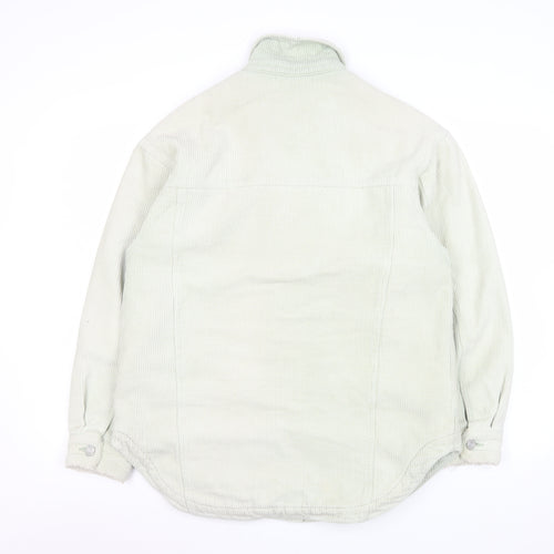 Missguided Women’s Beige Corduroy Sherpa Lined Jacket Size 6