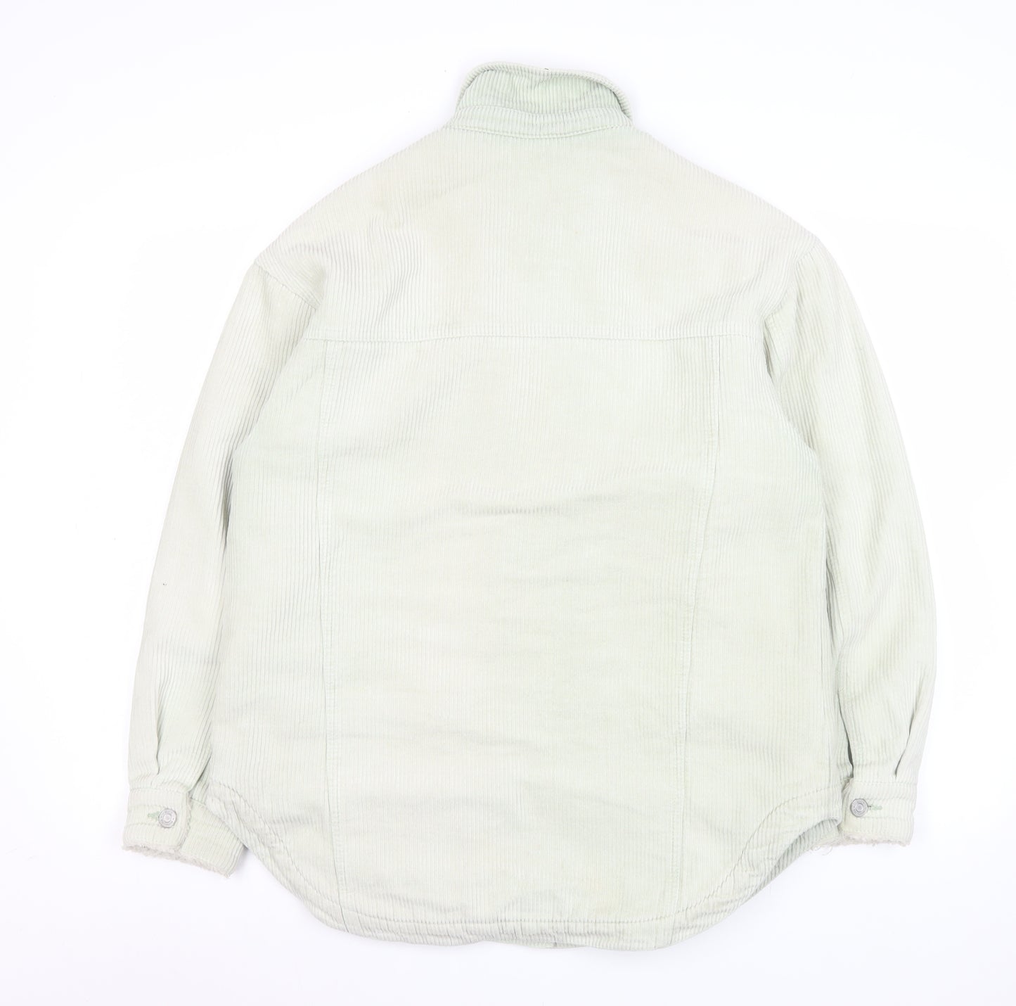 Missguided Women’s Beige Corduroy Sherpa Lined Jacket Size 6