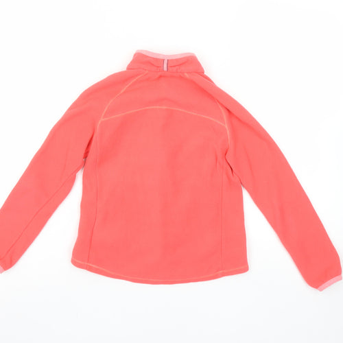 Quechua Girls Pink Fleece Full Zip Jacket 8 Years Lightweight Outdoor