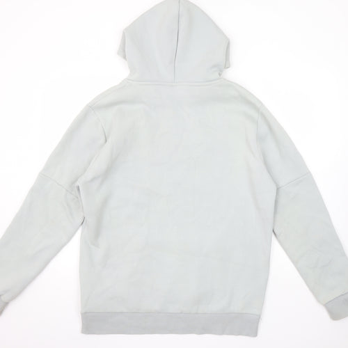 Closure London Men's Grey L Pullover Hoodie with Logo