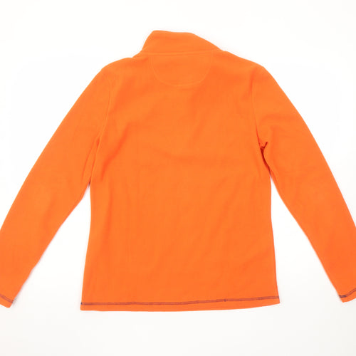 Peter Storm Women's Orange 1/2 Zip Fleece Sweatshirt Size 12
