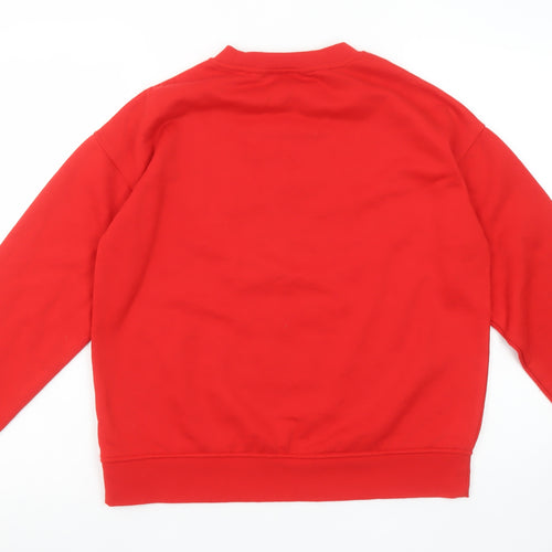 Disney Women’s Red Minnie Mouse Pullover Sweatshirt XS