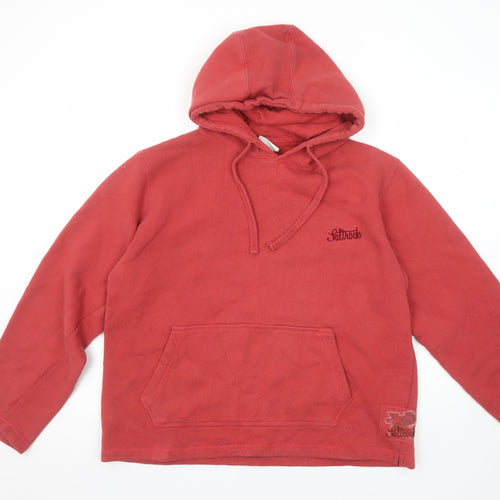 Saltrock Womens Red Pullover Hoodie Small Cotton Blend Casual
