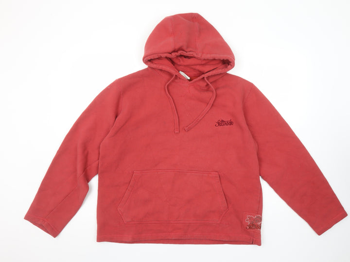 Saltrock Womens Red Pullover Hoodie Small Cotton Blend Casual