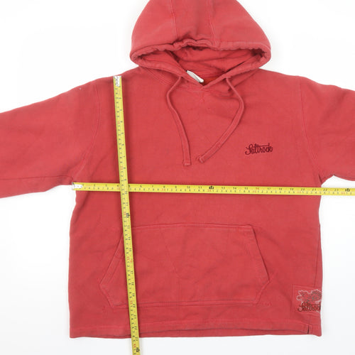 Saltrock Womens Red Pullover Hoodie Small Cotton Blend Casual