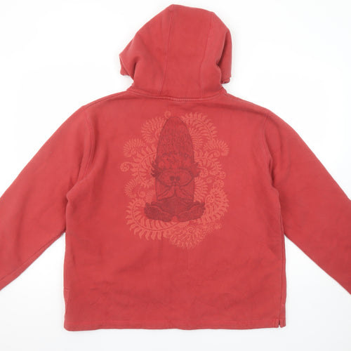 Saltrock Womens Red Pullover Hoodie Small Cotton Blend Casual