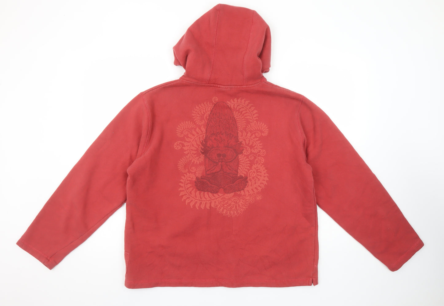 Saltrock Womens Red Pullover Hoodie Small Cotton Blend Casual