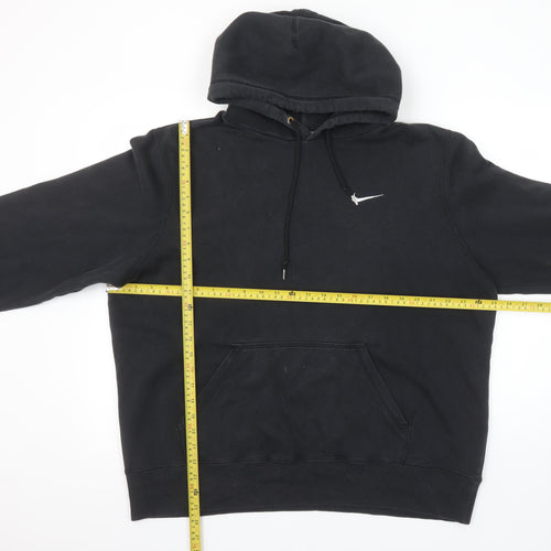 Nike Women's Black Pullover Hoodie Size L Cotton Blend Casual